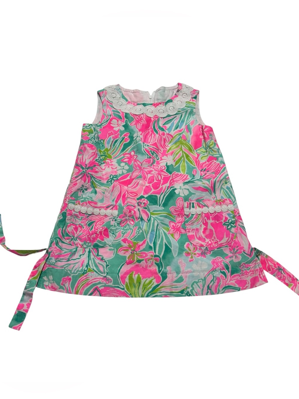Lilly Pulitzer Tropical Floral Printed Casual Dress